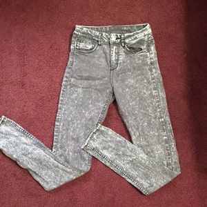 H&M high waisted acid wash Jeans